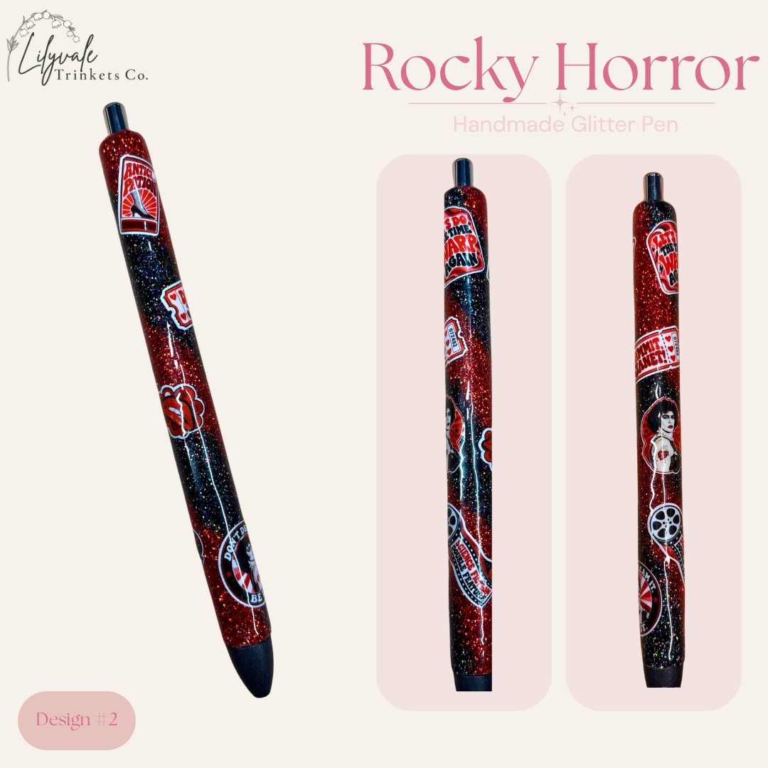 Ready-To-Ship Glitter Pens | Choose Your Design