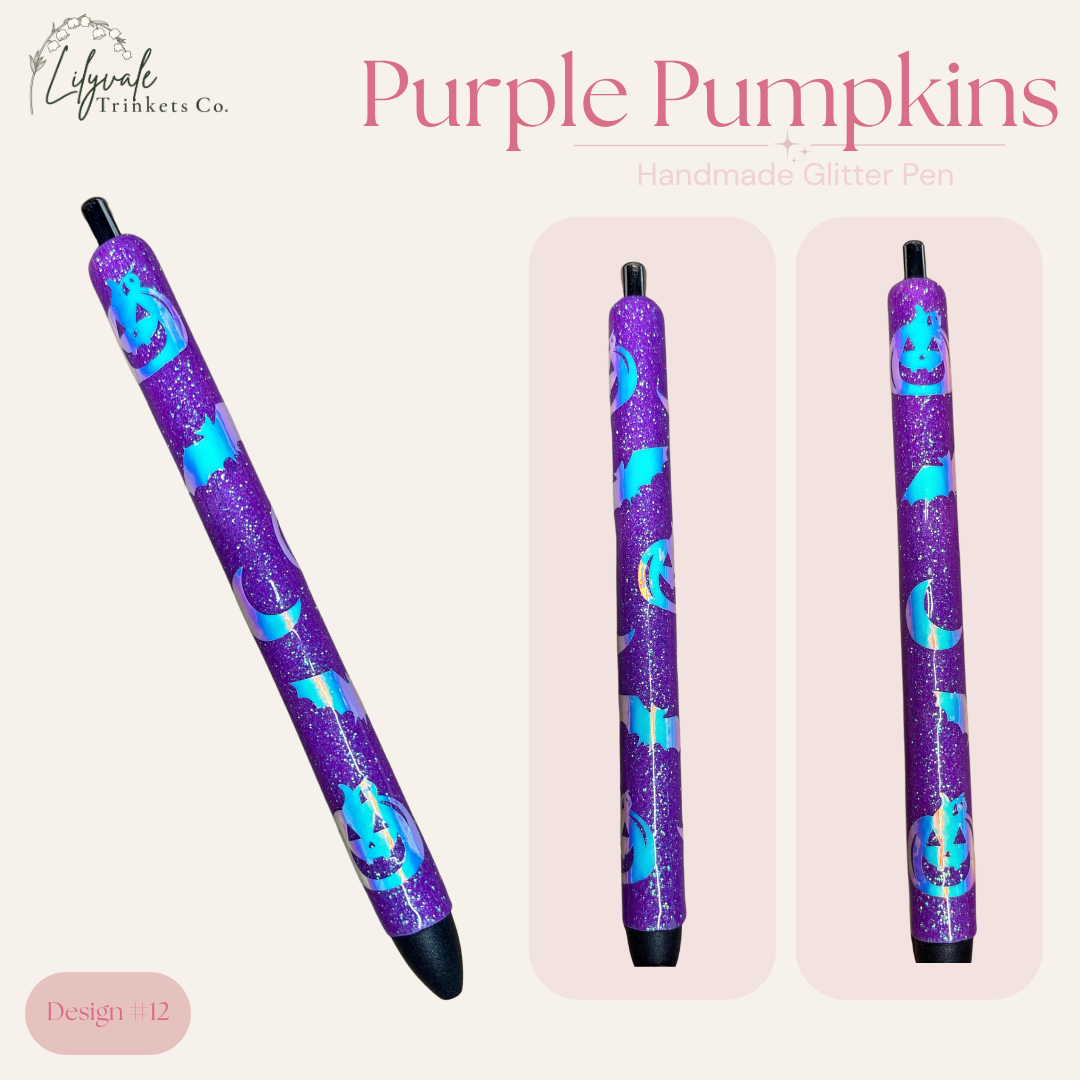 Ready-To-Ship Glitter Pens | Choose Your Design