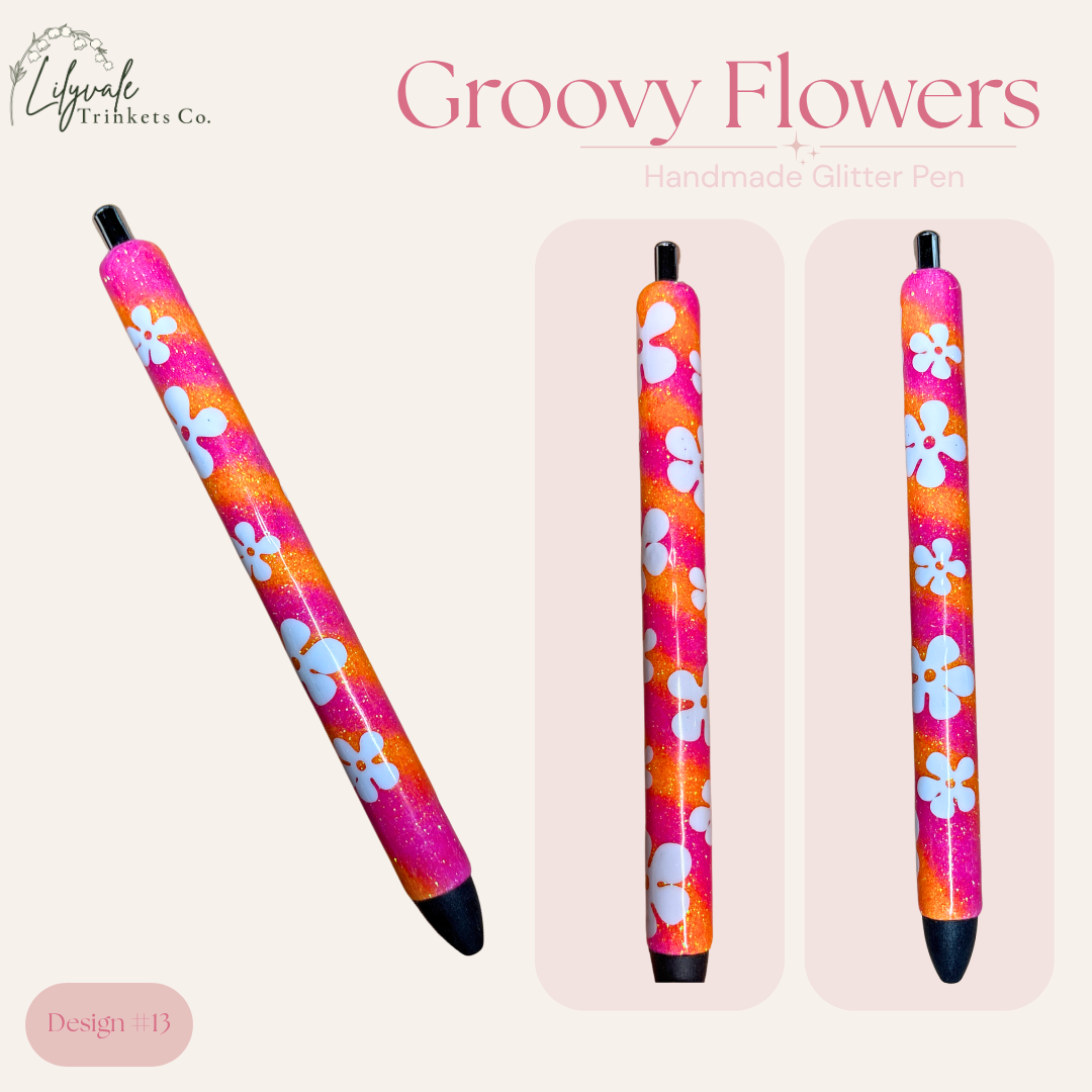 Ready-To-Ship Glitter Pens | Choose Your Design