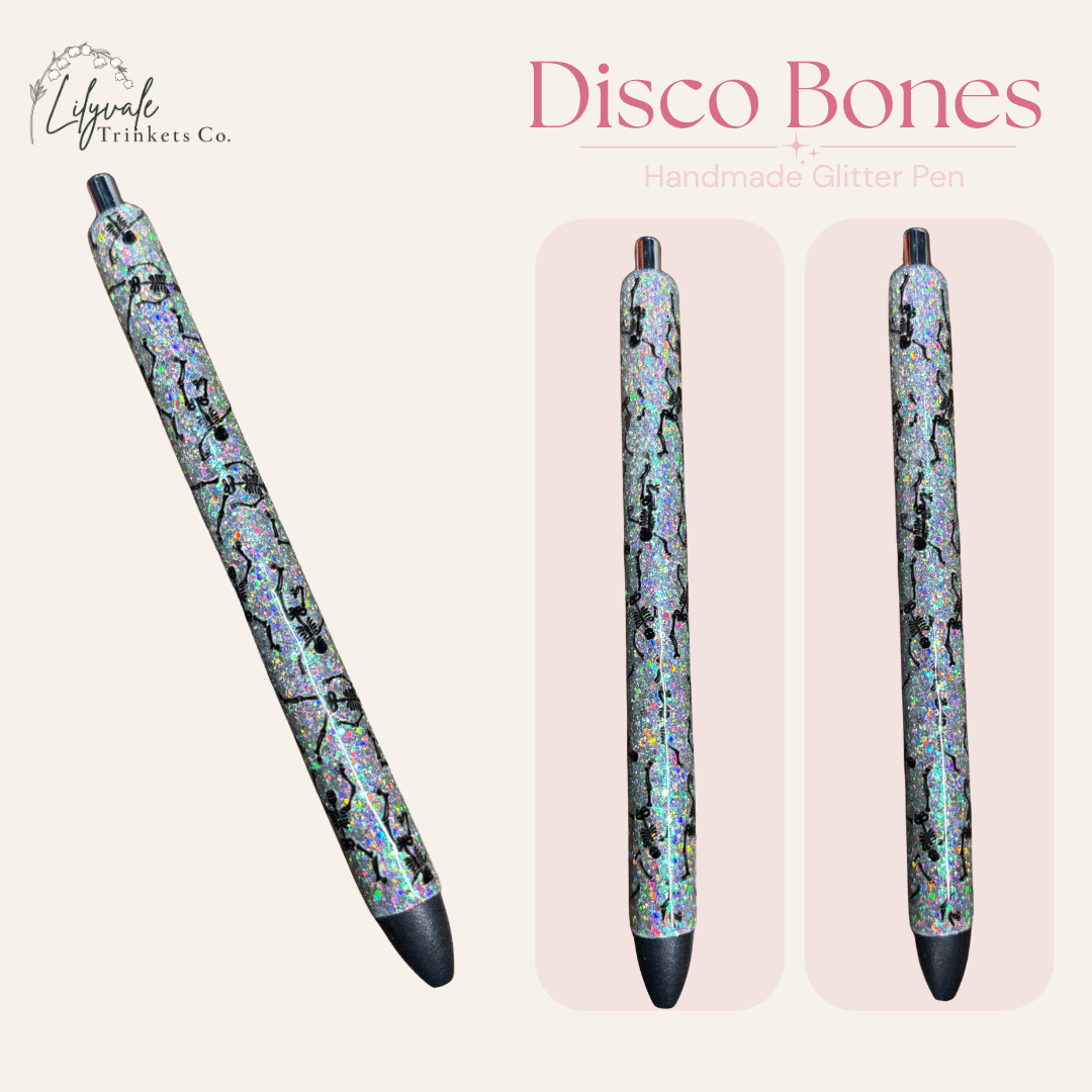 Disco Bones | Ready-to-Ship Halloween Pen