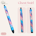 Ghost Swirl Glitter Pen | Ready-to-Ship Halloween Pen