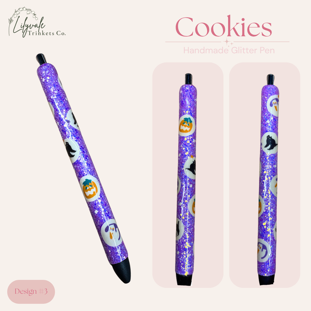 Ready-To-Ship Glitter Pens | Choose Your Design