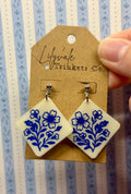 Blue Willow Earrings