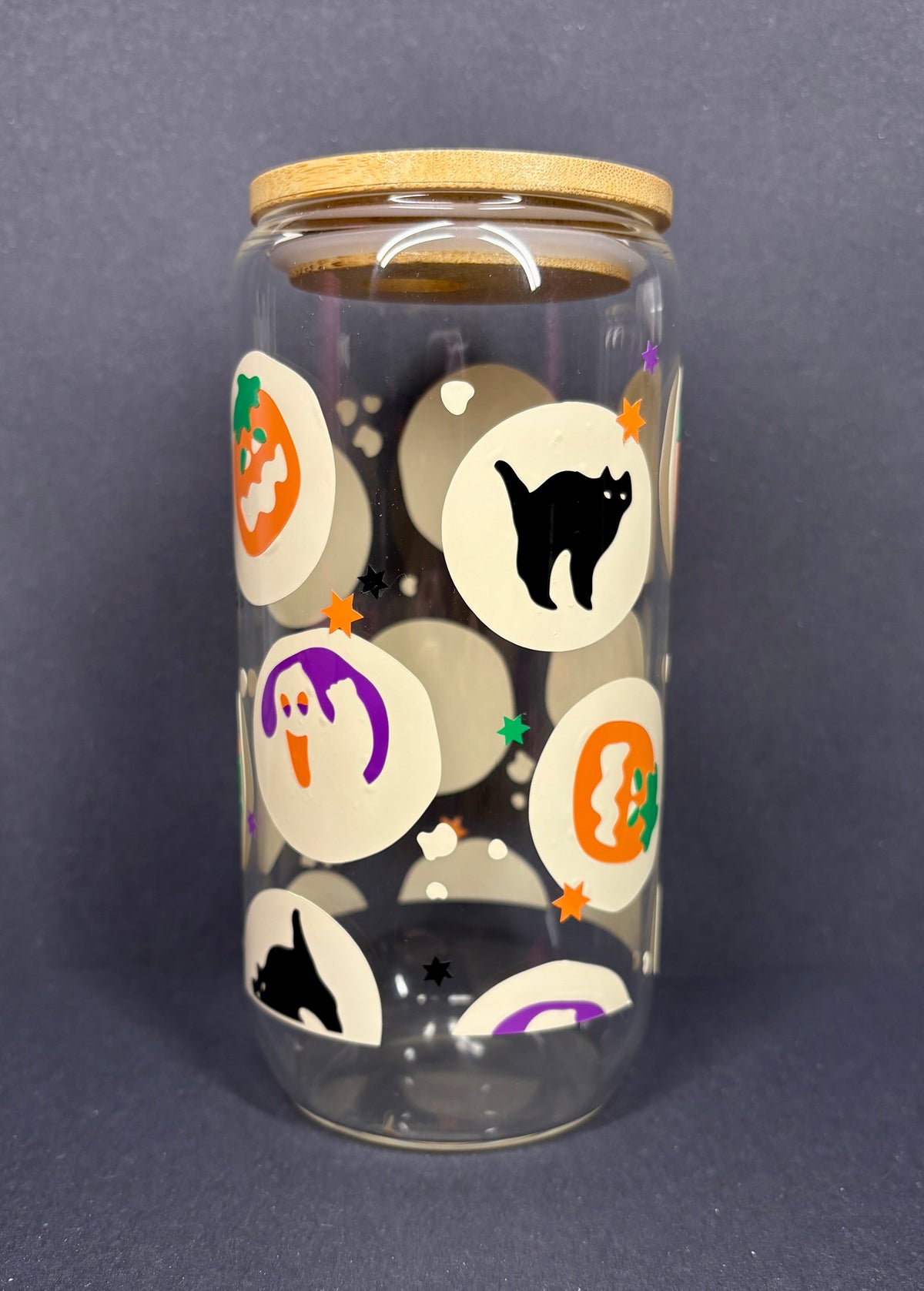 Spooky Sugar Cookies 16 oz Glass Cup