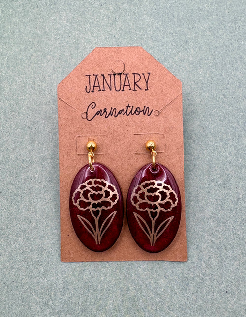 Birth Month Blooms | Birth Flower Earrings
